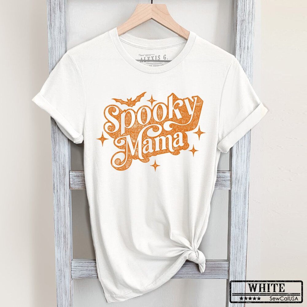 Spooky Mama, Halloween Graphic Tee, Halloween Graphic Shirt, Halloween Shirt